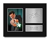 HWC Trading Matt Smith Dr Who Gifts USL Printed Signed Autograph Picture for TV Show Fans - US Letter Size