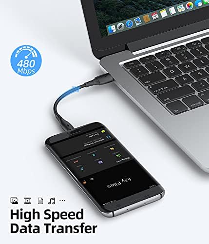 Micro USB Cable 15cm Short Cords, HOTNOW [3 Pack,0.15m] Android Charger Durable Short Cable Fast Charging Cord for Samsung Galaxy S7 S6 S7 Edge S5,Note 5,PS4,Power Bank and More