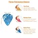 Non-slip Guitar Picks, 0.46 0.71 0.96mm Includes Thin Medium Heavy Guitar Picks,15pcs Variety Colorful Celluloid Plectrums with Guitar Picks Holder and Storage Case (15)