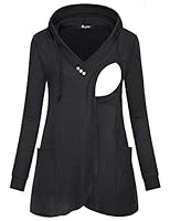 Algopix Similar Product 3 - Quinee Women Long Sleeve V Neck Hooded