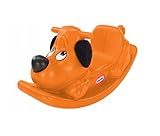 Edad: a partir de 12 meses Little Tikes Caballo balancín, juego activo para niños pequeños, empuñaduras con agarre y sillín estable para seguridad, construcción robusta, perro, color naranja.