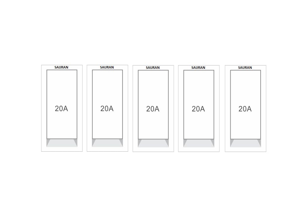 SAURAN Electrical Switch, Basic Power Control Device 20A Switch Modular (5)-picture-31