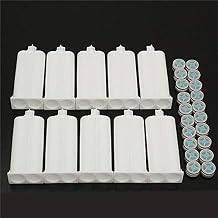 Epoxy Resin Dispenser Cartridge Set, 50ml, 11 Ratio, 10 White PP Cartridges, 20 Pistons