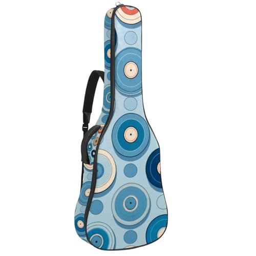 Housse guitare acoustique anti-pluie 101,6 cm étui antichoc à poches