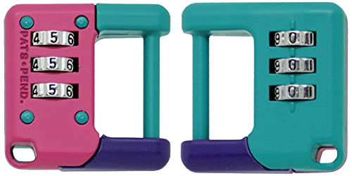 豊光 横型ダイヤル式ロック 3色コンビ T-1202P