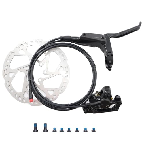 ���]�ԃ��A�u���[�L�h���� �o�C�N 2 �s�X�g�������f�B�X�N�u���[�L�Z�b�g����t�����g���A�L�����p�[ 160 �~�����[�g�����[�^�[ 850 �~�����[�g��-1700 �~�����[�g���I�C���V�X�e�� ���]�ԗp�h�����u���[�L��(Right R 160mm disc)