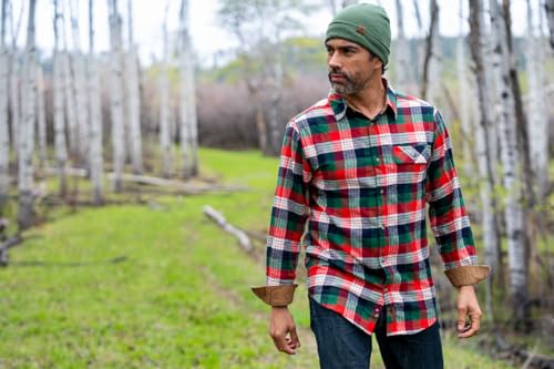 Legendary Whitetails Mens Flannel Shirt Long Sleeve Button Down 100% Cotton, Alpine Mountain Plaid, 3XT