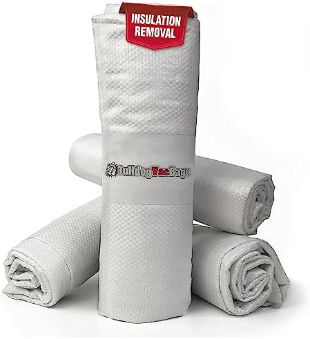 10 Woven Mesh Polypropylene Insulation Removal Vacuum Bags, Holds...