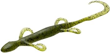 Zoom 033019 Magnum Lizard, 8-Inch, 9-Pack, Watermelon Seed