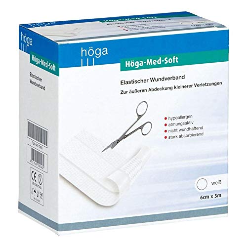 Preisvergleich Produktbild HÖGA-MED soft Wundpflaster 6 cmx5 m 1 St