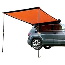 Car Awning UV50+ Sunshade, Roof Rack Awning, Side Tent Car Vehicle Awning, Camping Tent for SUV/Truck/Van140 * 200cm/55 * 79in