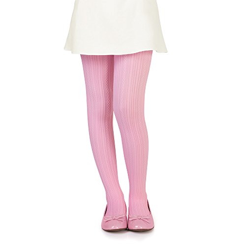 Meia-Calça, tricô, Lobinha, Infantil Meninas, Branco Antartida, G