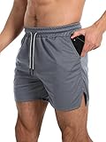 FLYFIREFLY Mens Workout Running Shorts Lightweight Breathable Gym Athletic 5 inch Inseam Shorts Men