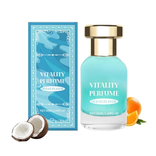 Marine Vitality Parfüm – Langanhaltender, Reichhaltiger, Fruchtiger Duft, Frisch Und Belebend, Mischung Aus Meersalz Und Kokosnuss(1pcs)