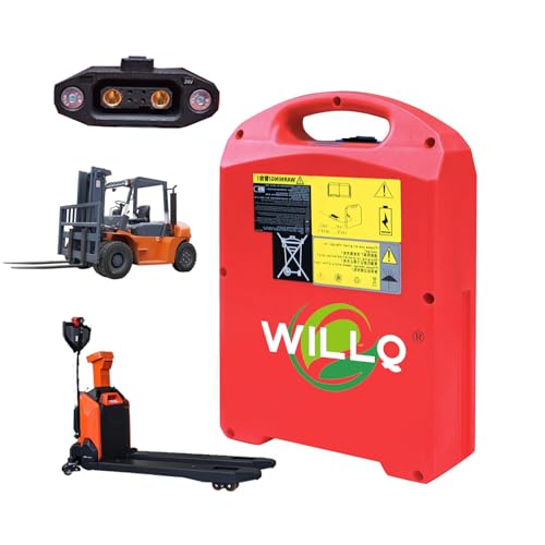 WILLQR 48V 15AH 20AH Forklift LiFePO4 Battery 24V 20AH 30AH 40AH Lithium Battery for Electric Pallet Jack Truck Backup Spare Batteries Accessory,24v20ah