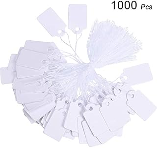 1000 Pieces White Marking and Writable Price Tags for Displaying Jewelry Clothing Product