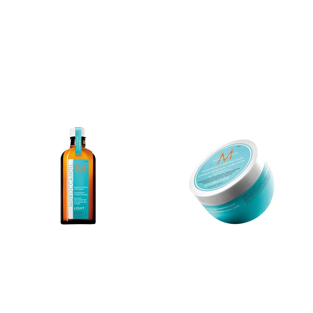 Moroccanoil Behandlung Light, 100ml & Leichte Feuchtigkeitsmaske, 250ml