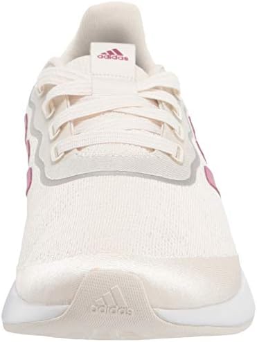 adidas,womens,QT Racer Sport,Chalk White/Cherry Metallic/Silver Metallic,9 | Image 1