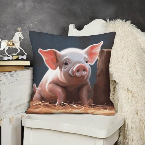Fundas de almohada para dormitorio Smiling de 45.7 x 45.7 cm con cremallera 7