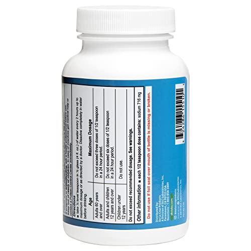 De La Cruz Pure Sodium Bicarbonate - Usp Grade Bicarbonate Of Soda – 100% Pure Baking Soda – Aluminum Free Antacid Powder For Heartburn & Indigestion - Packed In Usa, 4 Oz. #TOP2