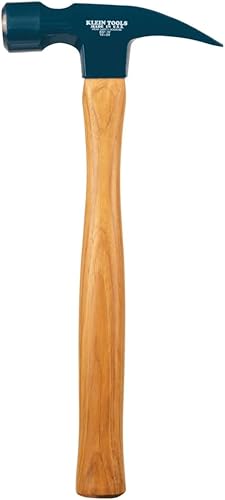Klein Tools Martillo de garra recta 832-32 Lineman, fabricado en Estados Unidos