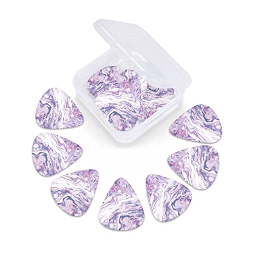 Ensemble de 12 médiators de guitare en marbre à texture violet foncé pour guitare acoustique, guitare électrique… - Les Beatles, Paul McCartney, John Lennon, RIngo Starr, George Harrison Ensemble de 12 médiators de guitare en marbre à texture violet foncé pour guitare acoustique, guitare électrique… – Image 7