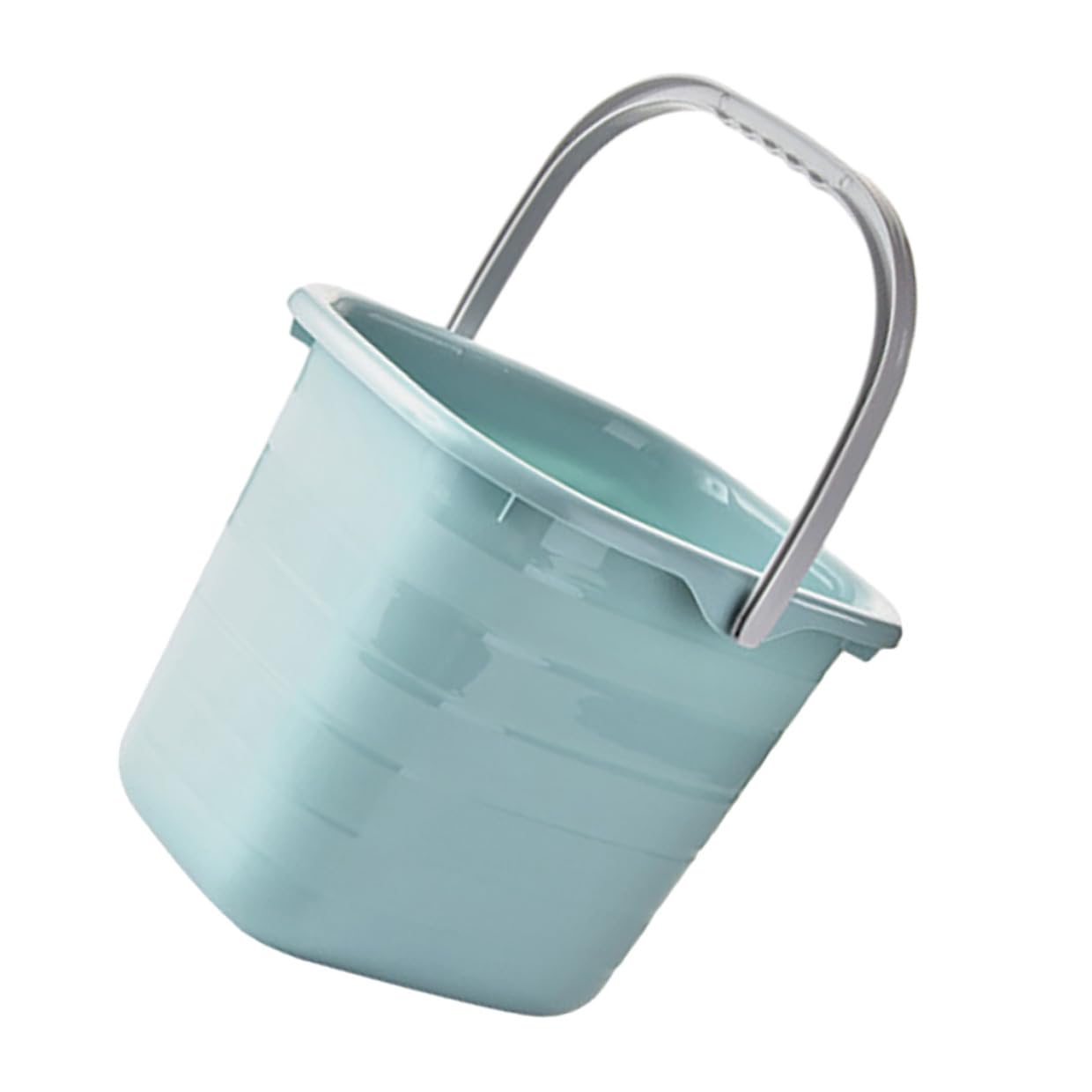 Secchio D'acqua in Plastica Manico Robusto per Giardinaggio e Piante da Giardino per Famiglie e Ranch