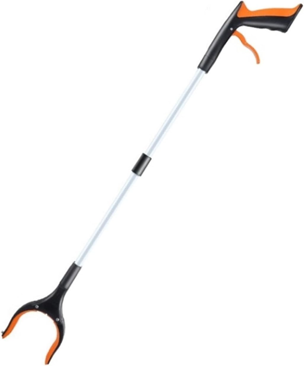 Reacher Grabber Long Handled Picker Foldable Rotating Grabber Reacher Gripper Tool Fishing Trash Aids Tool(Orange)