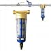 Filtro de sedimentos giratorio de 40 micrones, filtro de agua de sedimentos reutilizable Roscas externas Prefiltro de agua Filtro de sedimentos para agua de pozo (1/2" Male Thread)