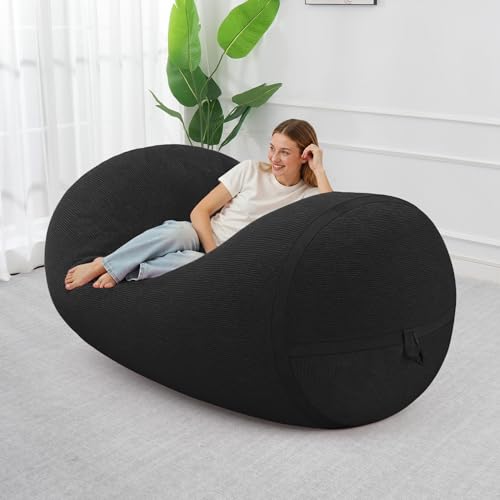 Image of 5FT Bean Bag Chair 5'Giant Bean Bag Chairs with Adults, Large Beanbag Chair