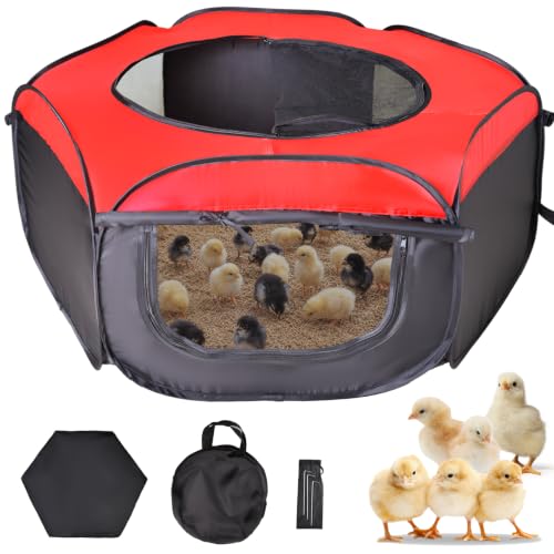 Tetuga Brooder Box for Chick Starter Kit, Chicken Brooder Up to 15 Chicks