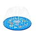 Produktbild AMEA Aufblasbares Wassersprühpad Für Kinder, Runder Wasserspritz-Spielpool Sprinklermattenhof Im Freien Haushaltsspaß PVC-Schwimmbäder,Blau,170cm