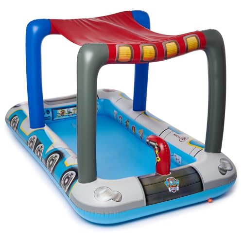 SwimWays Paw Patrol Deluxe Inflatable Pool, Above Ground Pool with Canopy and Fast Inflation for Kids Aged 3 & Up - image 6
