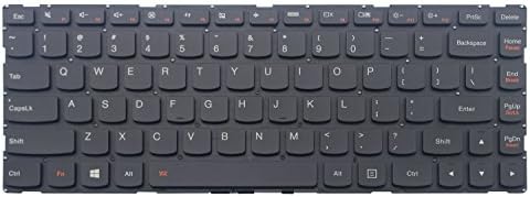 CHNASAWE Laptop Backlit Keyboard for Lenovo Flex 3-1435 3-1470 3-1480, US Layout without Frame