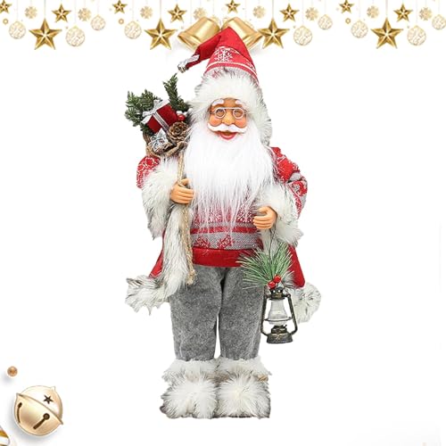 Statue du Père Noël décorative idée de cadeau traditionnel de Noël - 8