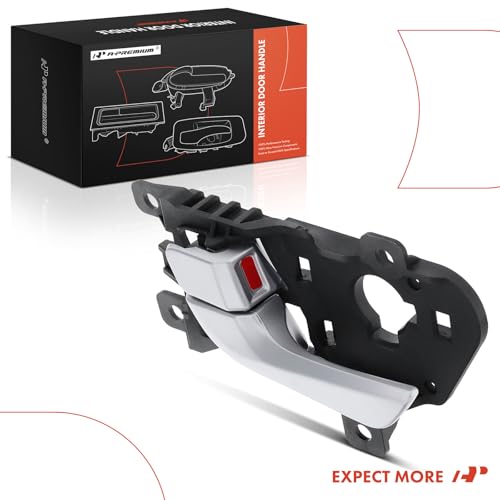 A-Premium Front Left Driver Side Interior Door Handle Compatible with Hyundai Santa Fe 2013-2019, Santa Fe Sport 2013-2018, Santa Fe XL 2013-2019, Silver Handle and Knob, Replace# 826102W000SDH by A-Premium - Used condition - Image 8