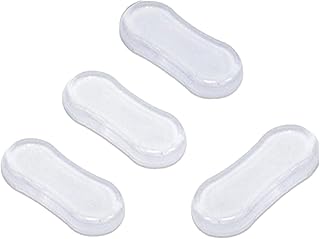 4 Pcs Transparent Toilet Seat Bumper Set, Silicone Strong Adhesive Toilet Seats Lid Bumpers,Toilet Seat Bumpers,Silicone Adhesive Set, Transparent Lid Buffers for Home, Hotel, Hospital