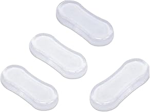 4 Pcs Transparent Toilet Seat Bumper Set, Silicone Strong Adhesive Toilet Seats Lid Bumpers,Toilet Seat Bumpers,Silicone Adhesive Set, Transparent Lid Buffers for Home, Hotel, Hospital