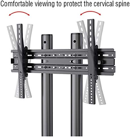 Soporte para TV con ruedas, ajustable en altura, para 32-65 pulgadas miniatura 4