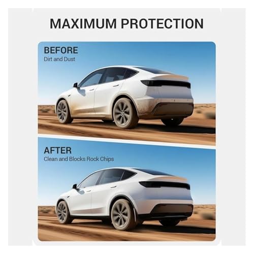 Bavettes Garde-Boue pour Tesla Model Y Juniper 2025-2026 sans Perçage Antichoc