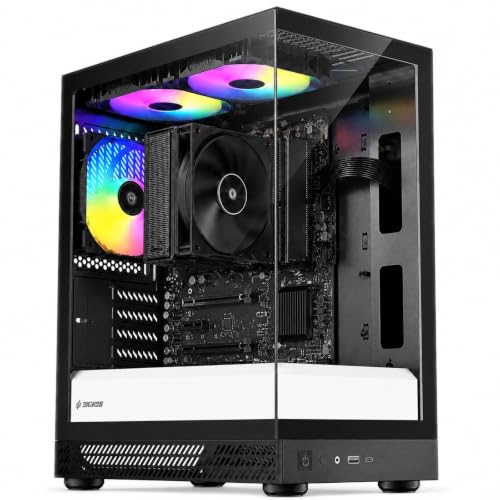 TITAN GAMING �y���[�J�[�ۏ�1�N�z �r�W�l�X�f�X�N�g�b�v�p�\�R�� Windows 11 Pro AMD Ryzen 5 5500GT ������16GB NVMe SSD 1TB GeForce GT 710 �ő�6��ʏo�͑Ή� ����/�ݑ�[�N/
