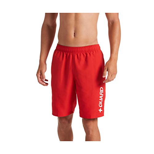 Nike Guard 9 Inch Volley Short University Red Large