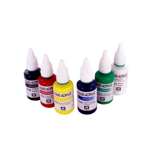 Spraycraft Acrylic Airbrushing Colour Set by Spraycraft
