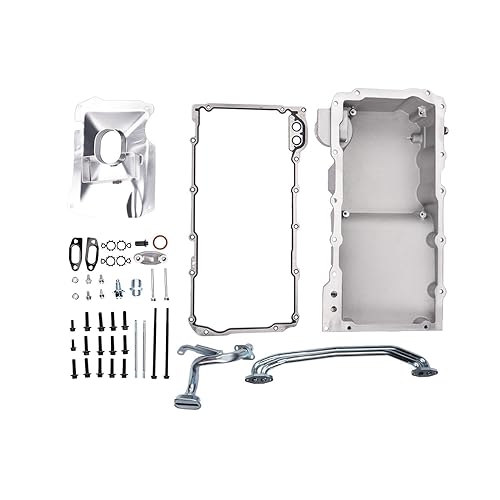 Front Wet Sump Retrofit Engine Oil Pan Kit for Chevrolet Gen III/IV 4.8L 6.2L for Chevy LS LS1 LS2 LS3 LSX V8 4.8L 6.2L 81076
