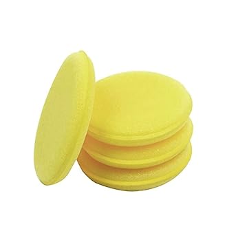 Tidy Home Ultrafine PU Foam Sponge Applicator Pad - Car Polish Pad - Wax applicator Ultra-Soft Sponge 10cm /4