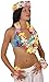 Produktbild HAAC Hawaii Set Sonne mit Hawaiikette Blumenkette Kopfband und Armbänder Farbe Regenbogen bunt für Fasching Karneval