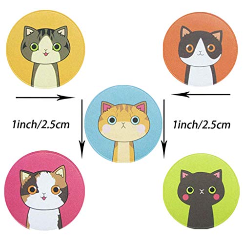 TOYANDONA 2 rolos de adesivos de negócios Thank You, adesivos de papel de animal de gato, etiquetas