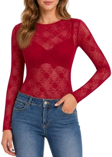 Damen Sexy Oberteil Transparent Bluse Netzoberteil Mesh Crop Top Langarm Durchsichtiges Oberteile Festival Mesh Sheer Basic Shirt Y2K Rave Outfit Party Clubwear