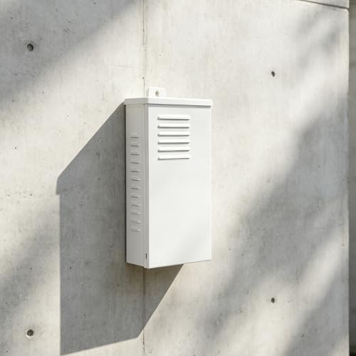 Boîtier de distribution électrique étanche et robuste contre la pluie extérieure - 7