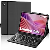 Étui clavier pour Lenovo Tab 10.1 2025: l'étui clavier pour Lenovo Tab 10.1 2025 est doté d'une batterie rechargeable intégrée, une batterie lithium-ion de première qualité, qui assure au moins 80 heures de fonctionnement continu et 90 jours d'autonomie en veille à pleine charge (RAPPEL : chargez le clavier pendant environ 3 à 4 heures avant la première utilisation).